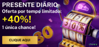 Bônus boas-vindas itempg R$100